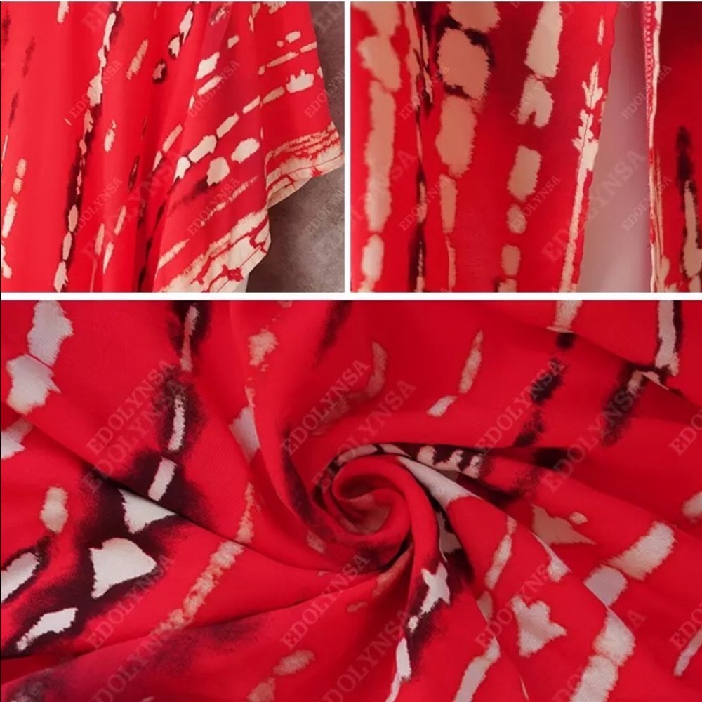 Amaranth Petal Kimono Kaftan - Picture 6 of 6